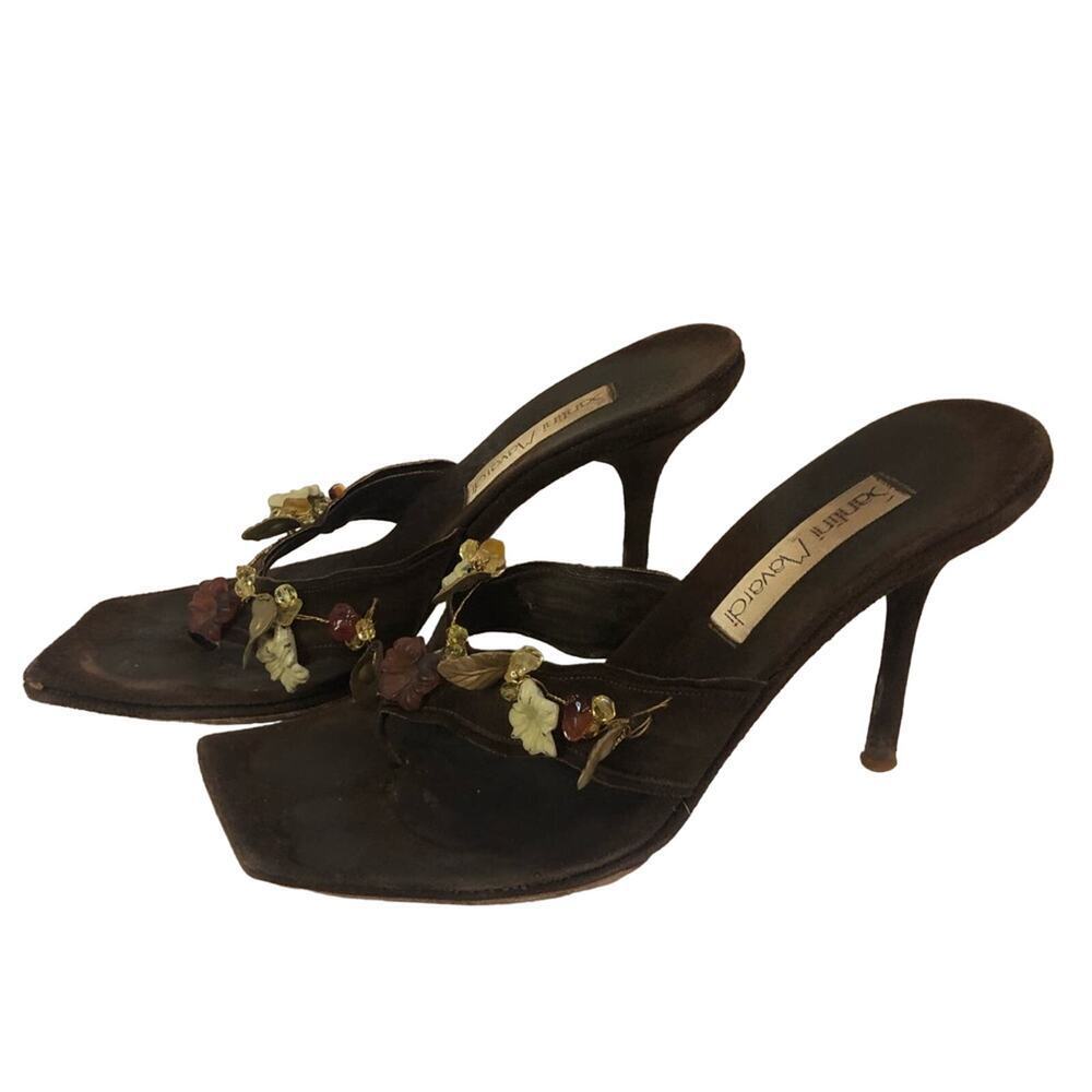 Santini Mavardi Women’s Italian Custom Sandals Size 8
